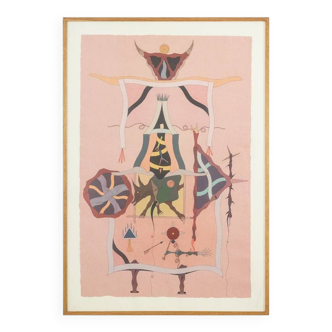 Jorge Camacho. Work "Clan of Coyotes." Year 1992.