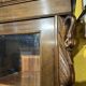 Empire Style Swan Neck Mahogany Bookcase with 4 Doors