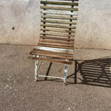 Slatted garden chair