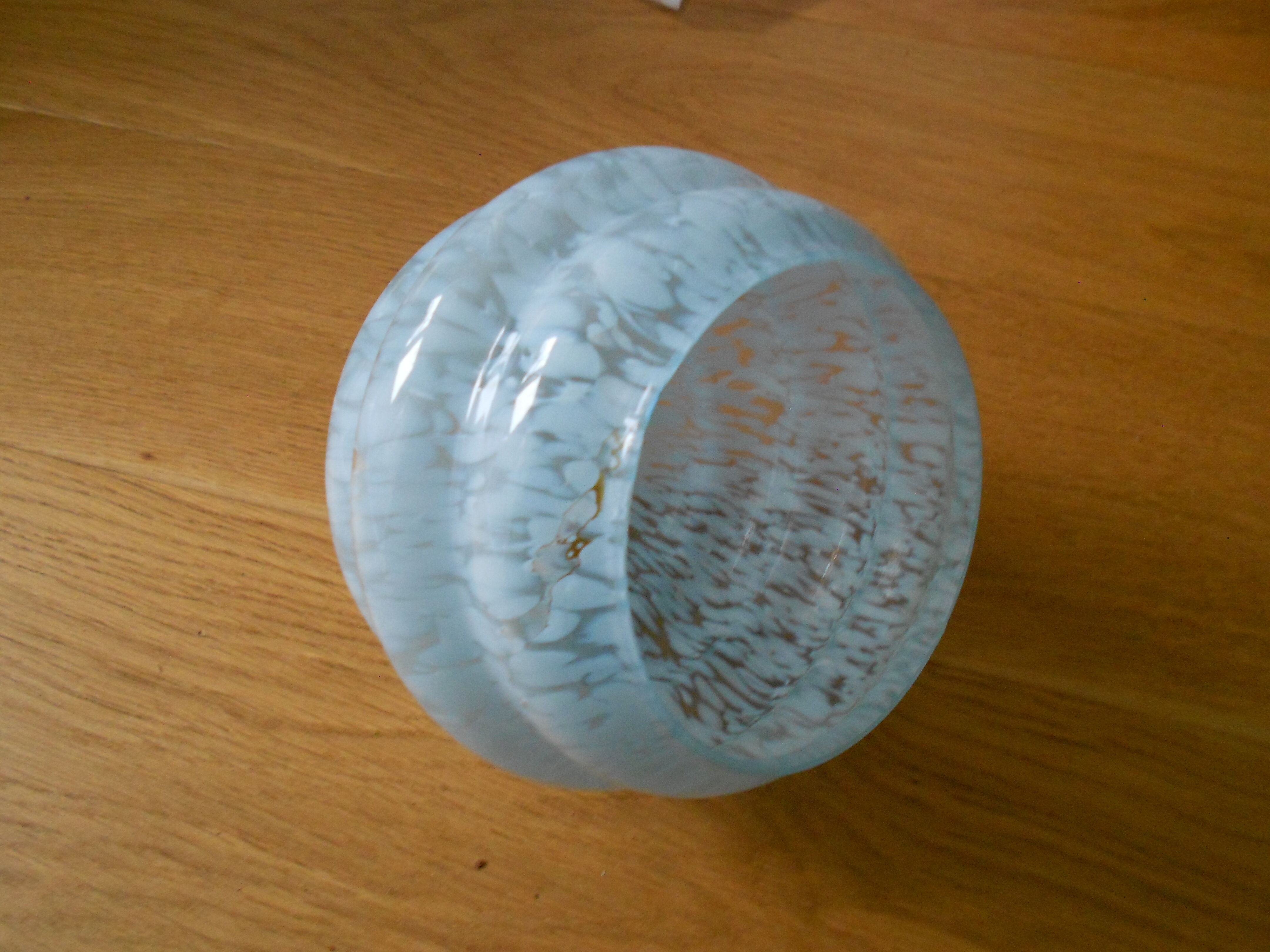 Speckled opaline lampshade