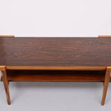 Mid Century Modern 1960s Rosewood Coffee Table