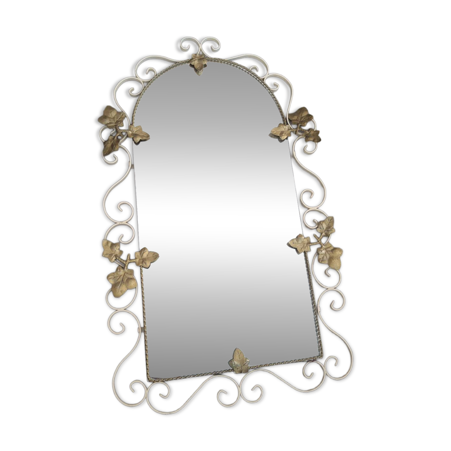 Wrought iron mirror