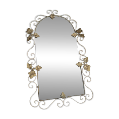 Miroir fer forgé