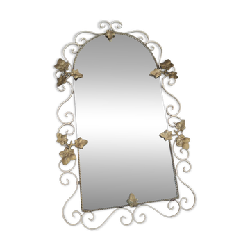 Wrought iron mirror