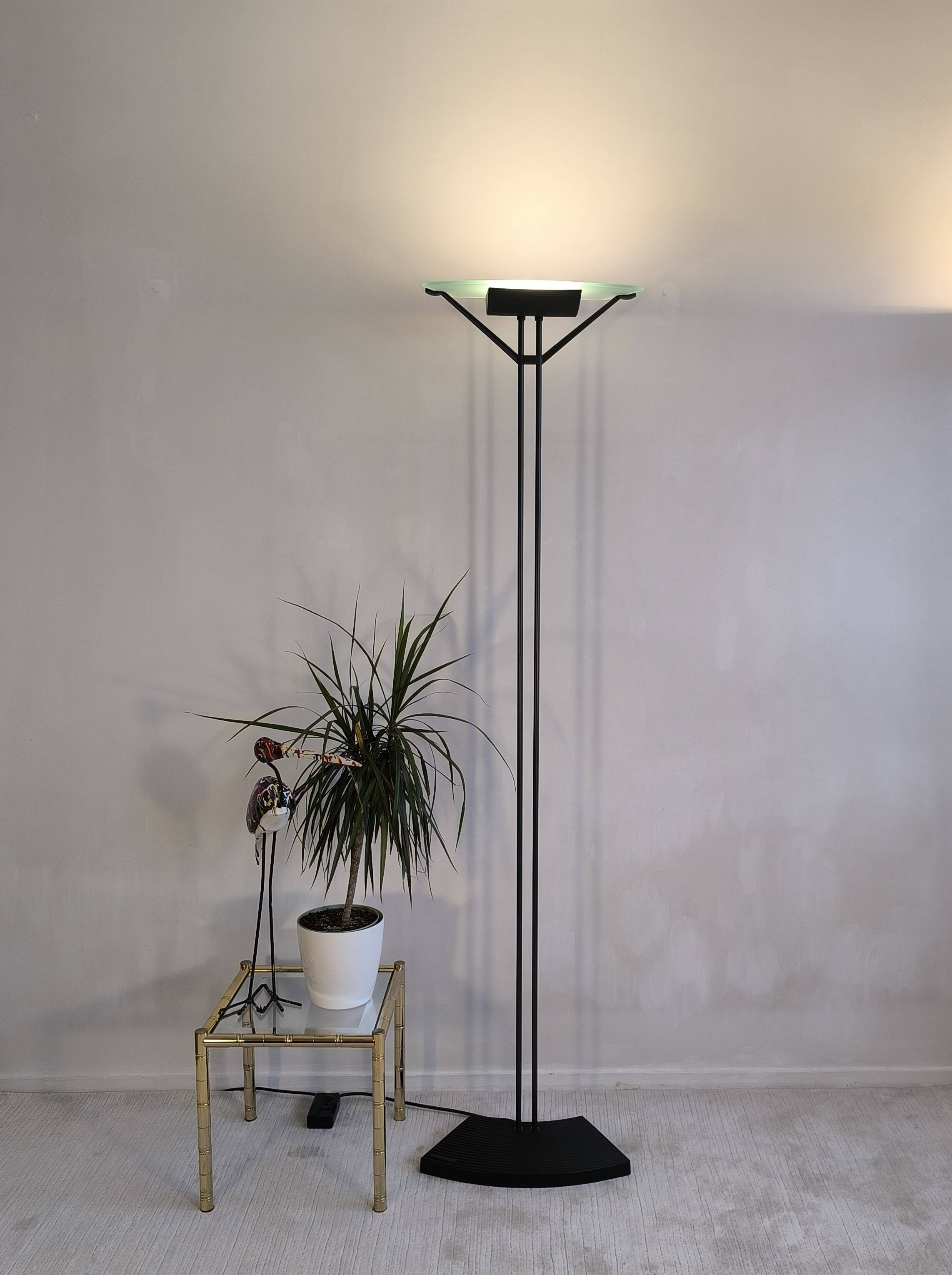 1980's Accademia Terra floor lamp by Shigeaki Asahara for LUCITALIA, TBEG