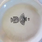 Pot à lait et sucrier en faïence de Digoin