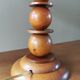 Antique Art Deco wooden lamp