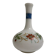 Old vase in opaline floral decoration painted