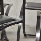 Sinus chairs by KFF from the 80s Bauhaus design