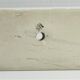 Vintage white glazed ceramic wall shelf