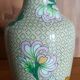 Vase en émaux cloisonnés