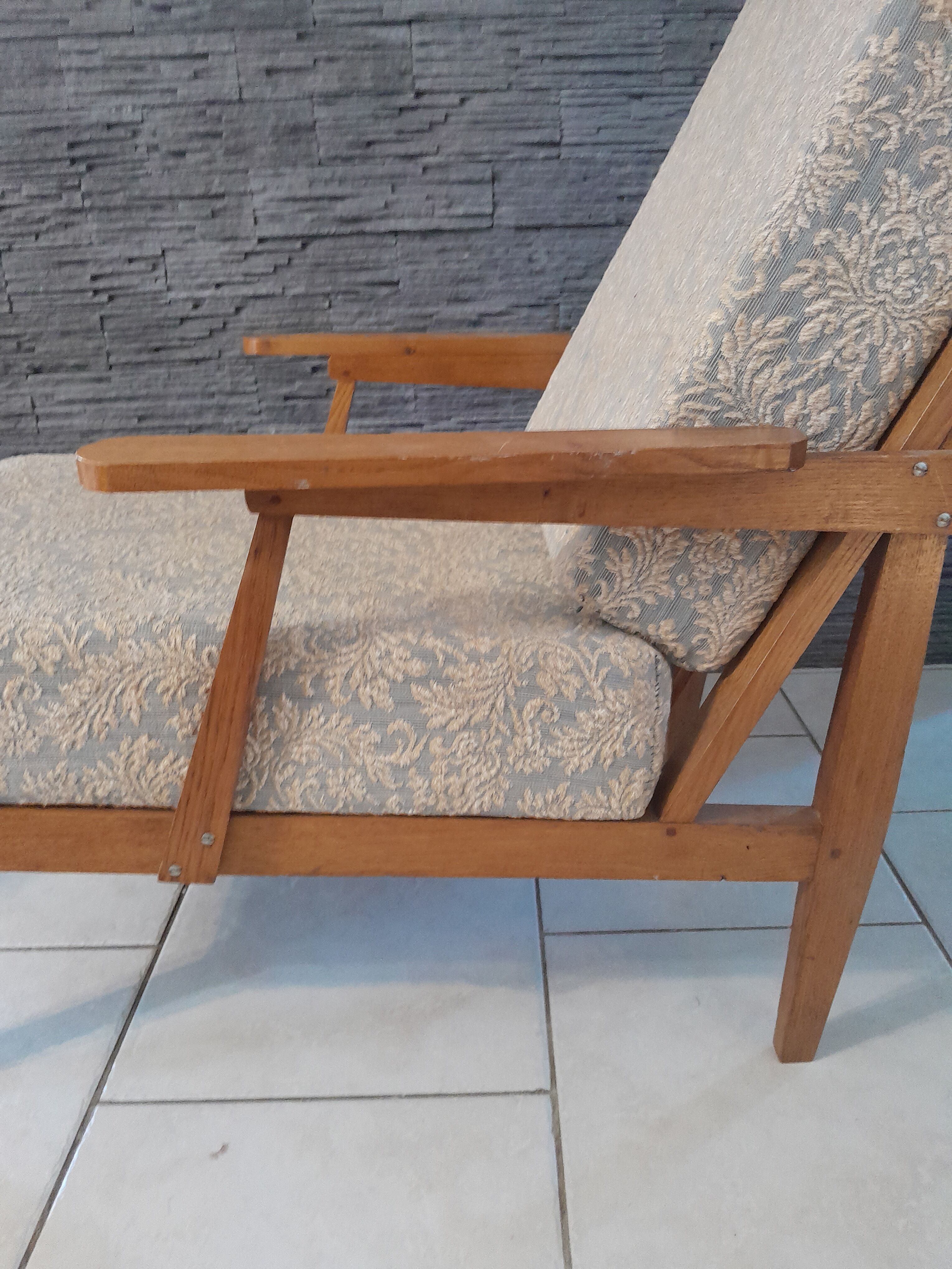 Fauteuil relax vintage