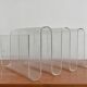Sculptural range of Mid Century Modern in plexiglass from the 1970s.