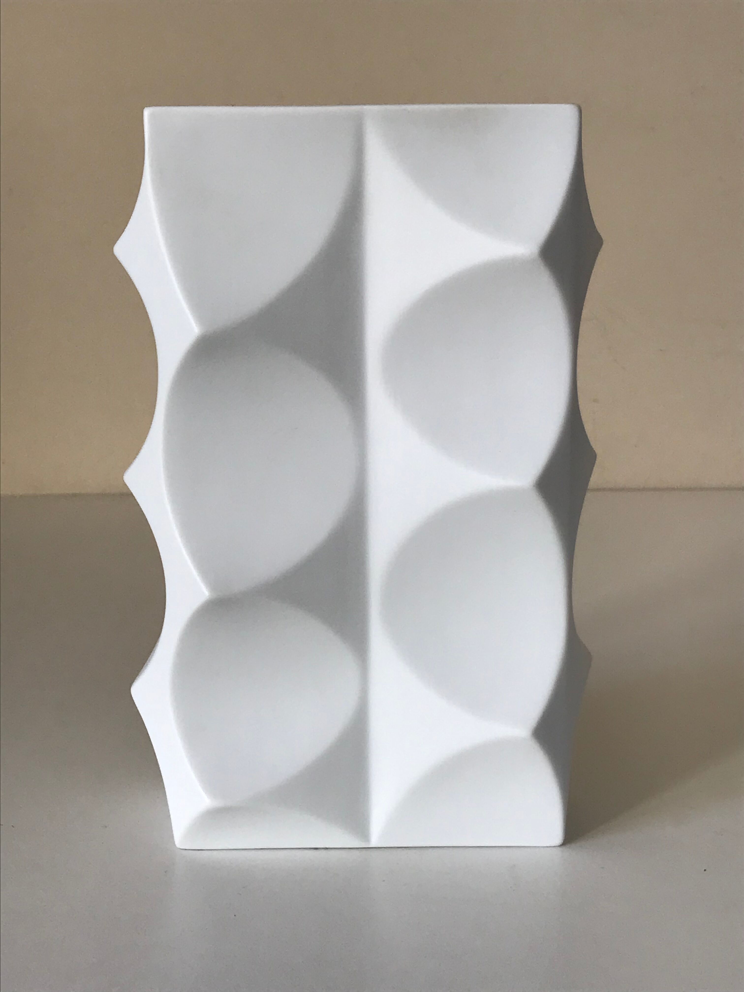 Vase biscuit vintage design annees 70
