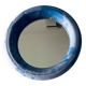 Round ceramic wall mirror