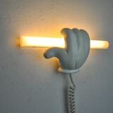 Handheld Mickey Mouse plaster wall lamp, France, 1970