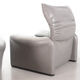 Cassina Lounge Chair 'Maralunga' by Vico Magistretti in Grey Leather 1970s