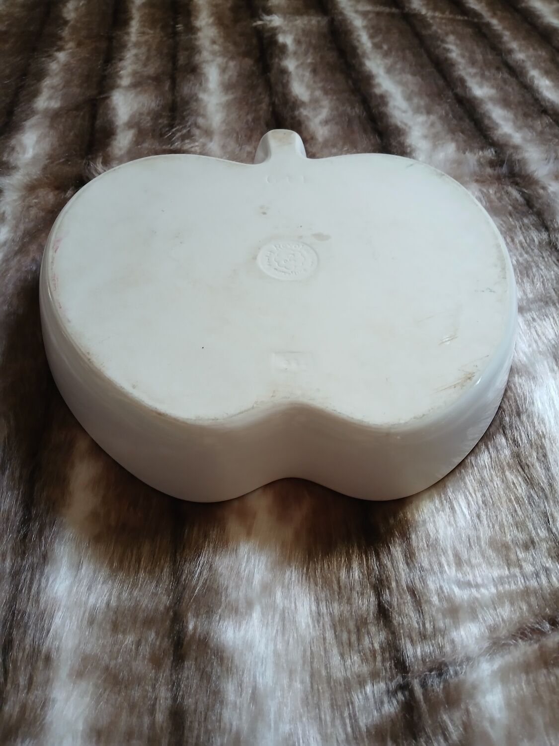 Plat à tarte en forme de pomme 