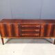 Mid century rosewood veneer sideboard, 1960s