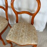 2 upholstered hot air balloon chairs