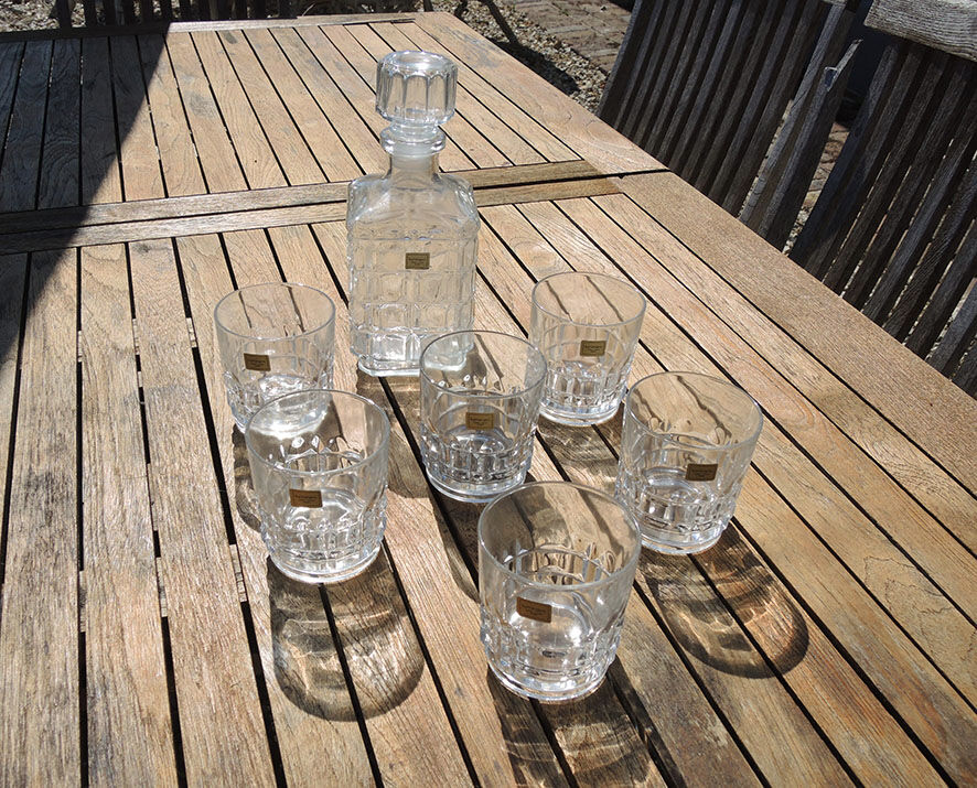Former whisky service luminarc – durand (7 pcs)
