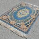 Handmade Oriental rug Indo-Savonnerie - 122 x 180 cm - "Galerie Sardje"