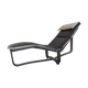 Scandinavian long chair design Ingmar und Knut Relling black leather 70s