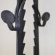 Brutalist fireplace grilles, 1930s, set of 2
