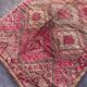 Tapis Marocain Boujad rose - 380 x 186 cm