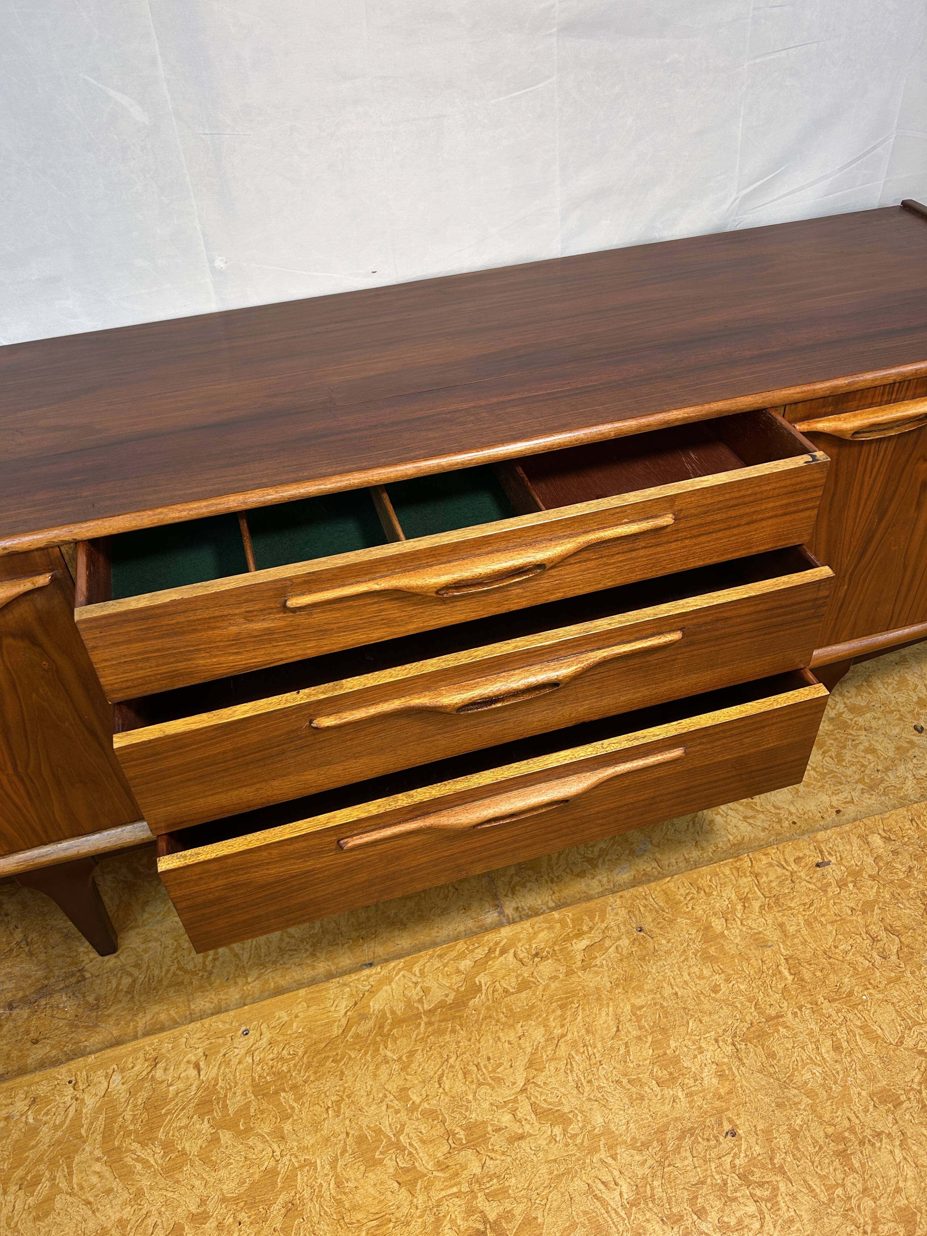 Mid-century retro vintage teak sideboard by Jentique 1960 Danish Design