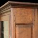 Elegant 18th century solid oak display cabinet.