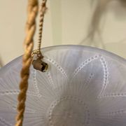 Art Deco blue pendant light