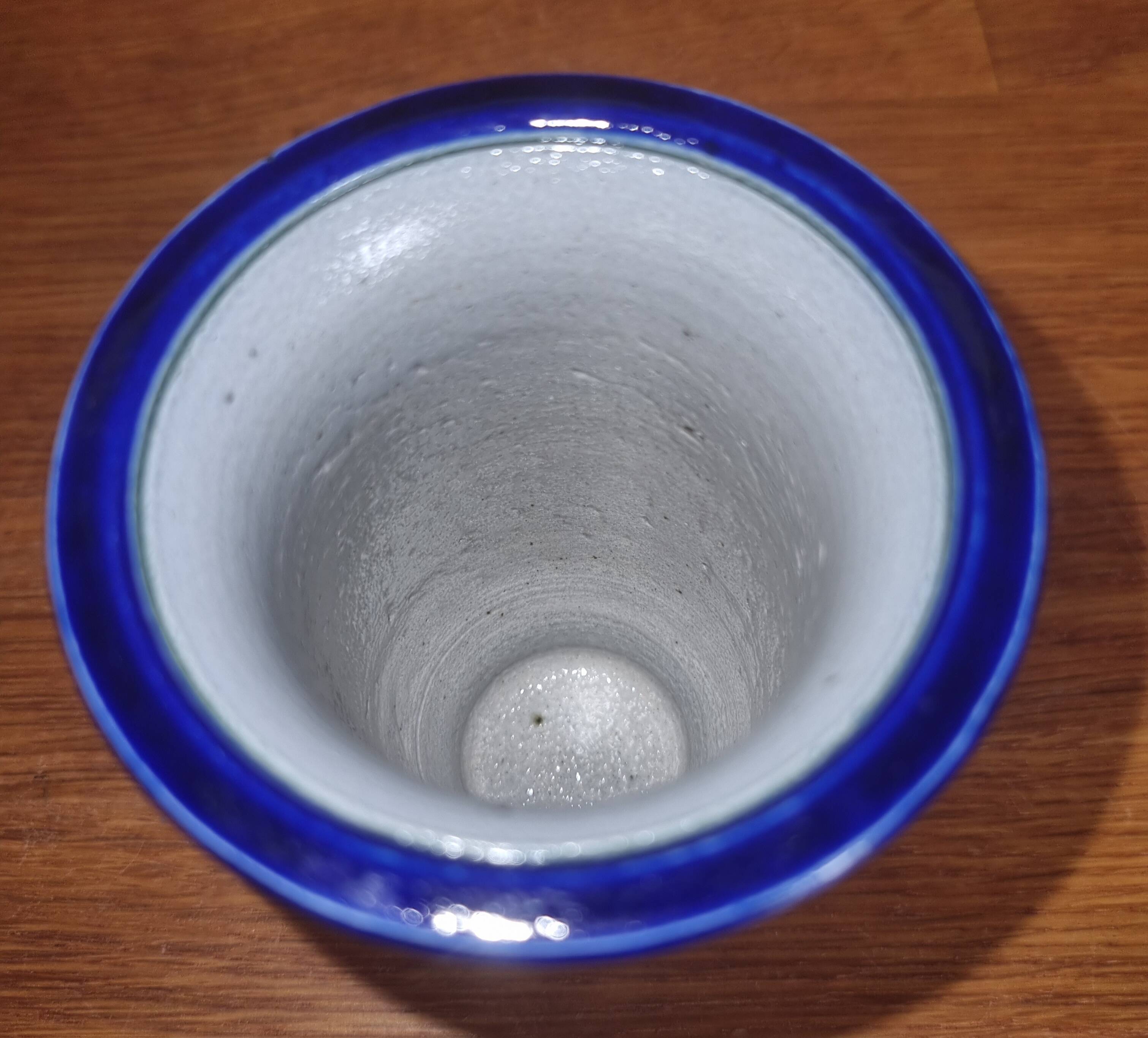 Small Burger Betschdorf vase, Alsace salt stoneware