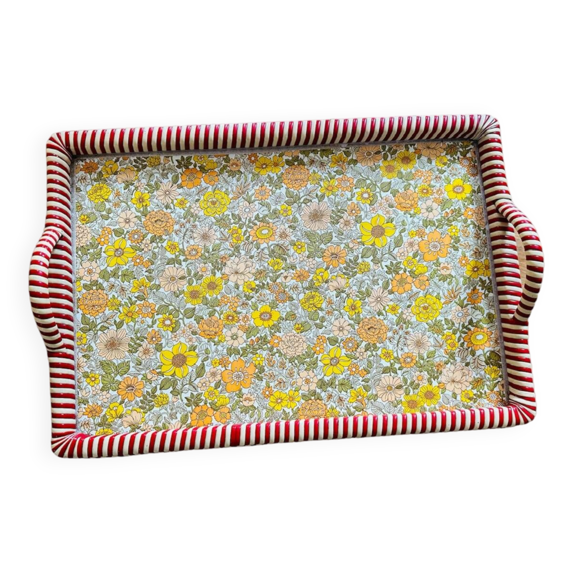 Vintage scoubidou tray