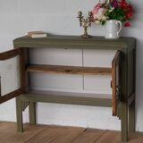 Console, Art Deco glazed sideboard