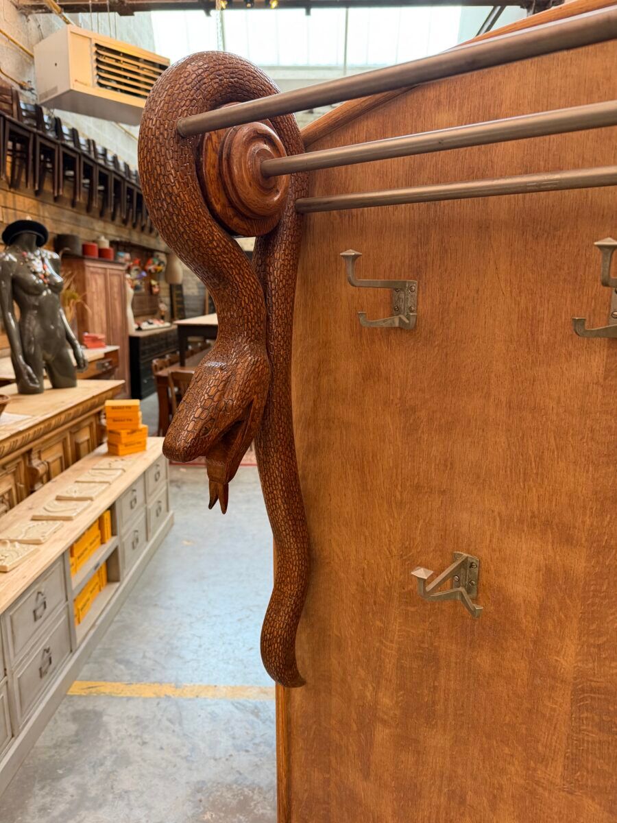 Art Deco entrance hall wardrobe