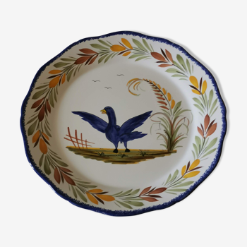 Decorative plate Henriot Quimper
