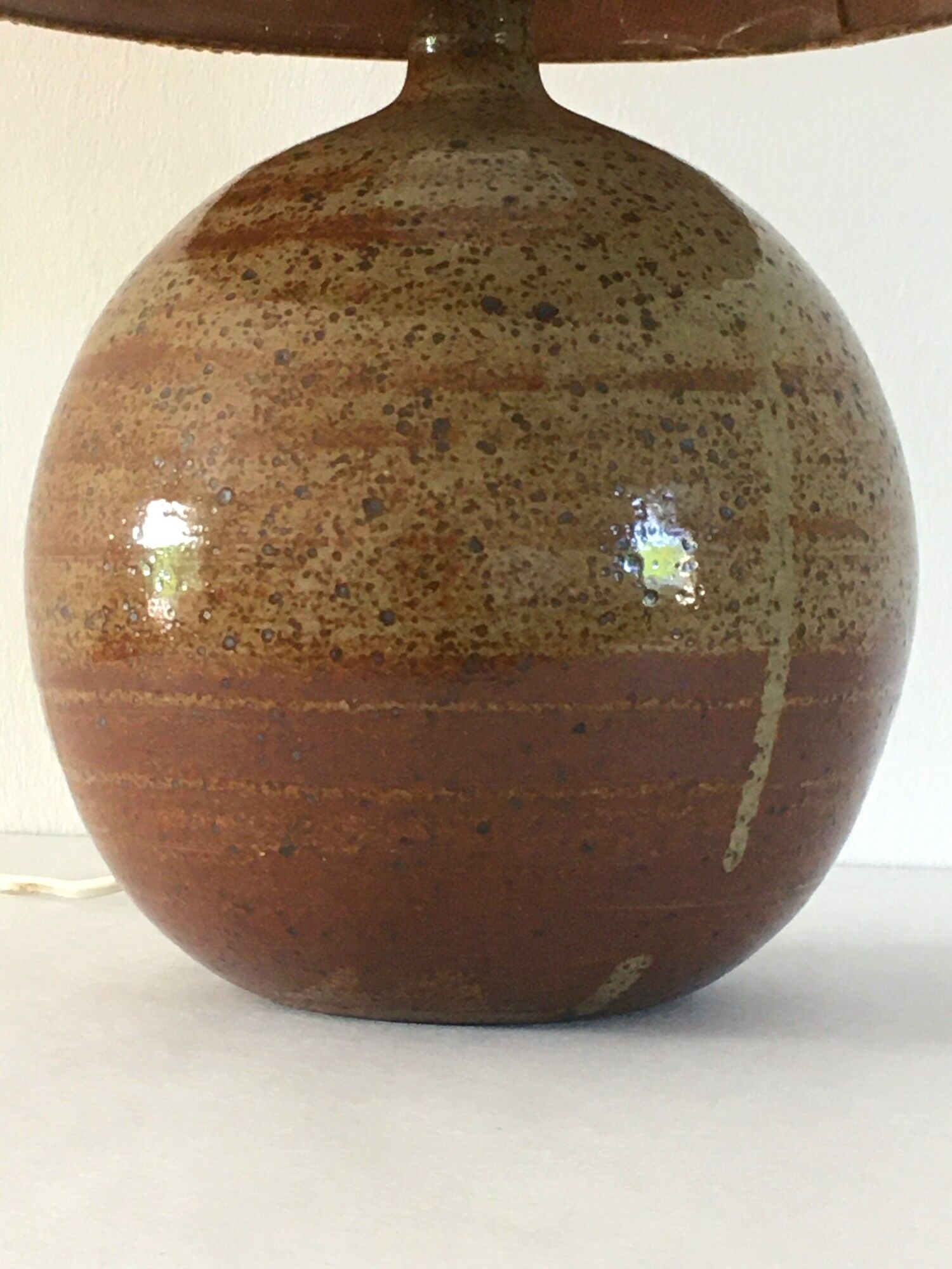 Vintage lamp in glazed stoneware 70s
