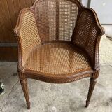 Caned office chair, mid-18th century