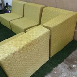Vintage modular bench