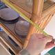 Bamboo standing shelf
