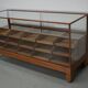 Antique British oak haberdashery cabinet, 1930s