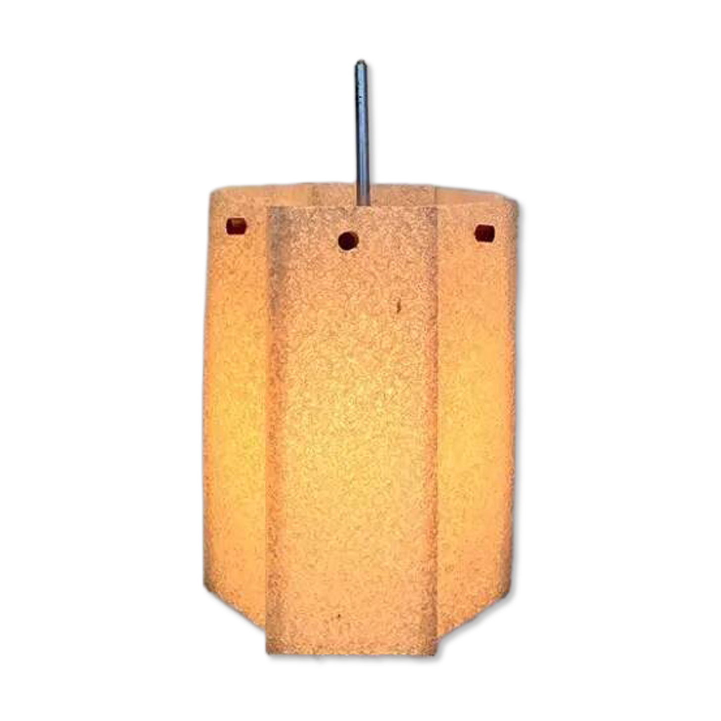 Plastic Epoxy Resin Mid Century Pendant, Czechoslovakia, 1970s