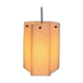 Plastic Epoxy Resin Mid Century Pendant, Czechoslovakia, 1970s