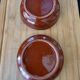 Vintage Duo of Speckled Ceramic Ramekins in Vallauris Style