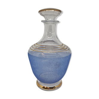 Carafe in blue granite glass