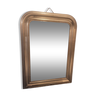 Old Louis Philippe style gilded mirror, 104×77cms