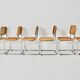 Dining chairs B32 by Marcel Breuer