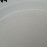 Plat rond en faïence de Badonviller modèle Royal diam 31 cm