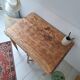 Desk / Side table / Art Deco console in solid wood from the 1930s-1940s
